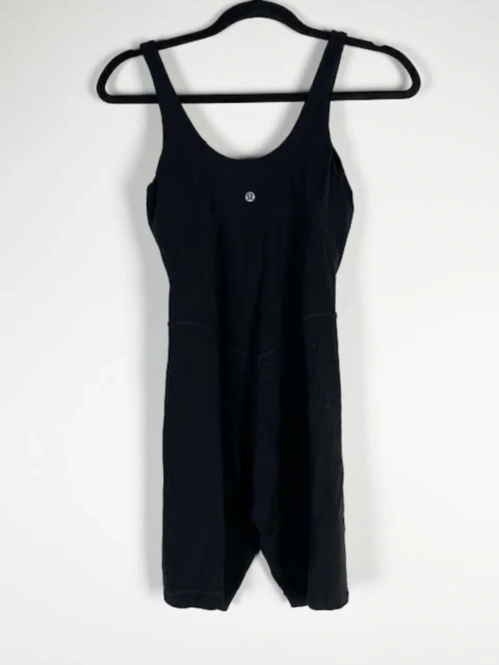 Lululemon Women's Align One Piece Scoop Neck Mini Romper Playsuit Black 6